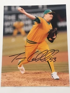 Trevor Cahill Oakland A's Autographed 8 x 10 Photo - Picture 1 of 2
