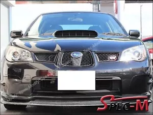 Alerón labial parachoques delantero de fibra de carbono para Subaru Impreza 2006 2007 GDF STI - Imagen 1 de 2
