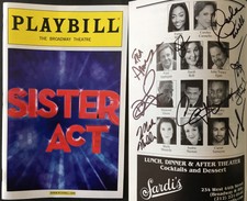 Carolee Carmello & Cast Signed SISTER ACT Playbill December 2011