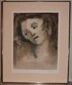 Litografía firmada y numerada de la artista surrealista Leonor Fini rara - Imagen 1 de 7