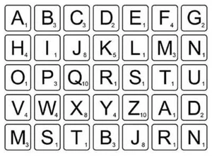 Alphabet Tiles 35 pcs Black Fused Glass Decals - Picture 1 of 1