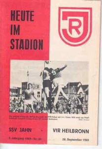 Cuaderno de programa de fútbol 69/70 RL Jahn Regensburg - VfR Heilbronn - Imagen 1 de 1