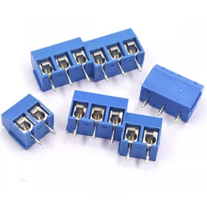 5-50 Pcs KF301 5.08mm Pitch PCB Screw Terminal Connector Block 2/3 Pin 300V 10A - Picture 1 of 8