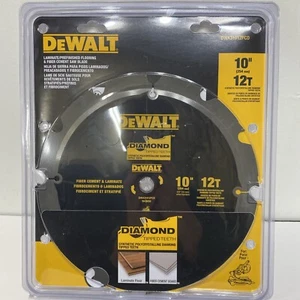 DEWALT 10” 12T Laminate & Prefinished Floor Diamond Tooth Saw Blade DWA31012PCD - Picture 1 of 6