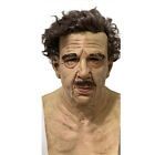 Realistic Latex Old Man Face Mask Disguise Fancy Dress Halloween Cosplay Costume