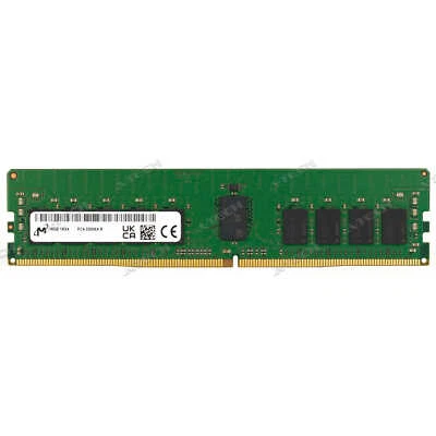 Micron 16GB 3200 REG MTA18ASF2G72PZ-3G2E2 MTA18ASF2G72PZ-3G2R1 Server Memory RAM - Image 1 of 4
