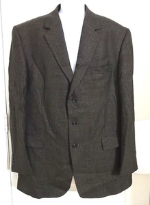 Gianfranco Ruffini Italy Men's 3 Button Blazer Jacket Sports Coat Size 46L - Picture 1 of 6