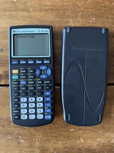 Texas Instruments TI-83 Plus Graphing Calculator Black w/ Cover - Picture 1 of 3