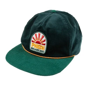 Baseballmütze Phish Sommer 2023 grün Cord weich Baumwolle Druckknopflasche Vintage - Bild 1 von 1