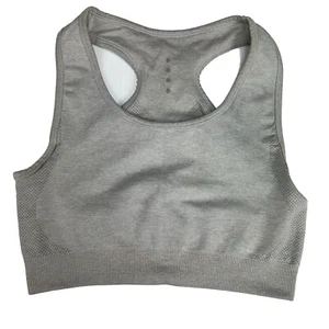 Reggiseno sportivo Kora grigio medio racerback senza cuciture allenamento prestazioni tempo libero - Foto 1 di 6
