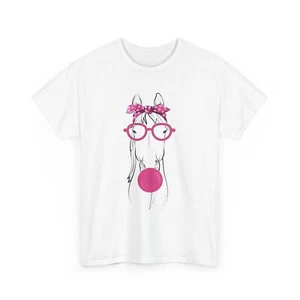 Horse Shirt, Horse Bandana Horseback Riding Lover Women Girls Cute Shirt - Picture 1 of 11