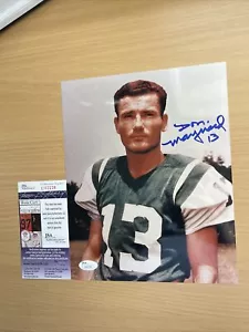 Don Maynard Signed Autographed 8x10 Photo With JSA COA New York Jets WR #13 - Picture 1 of 12