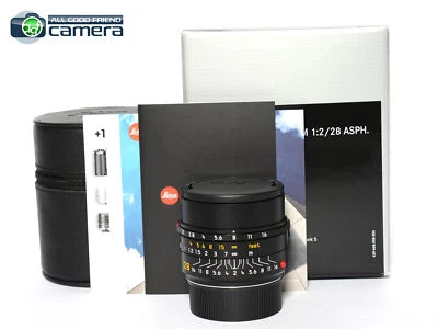 Leica Summicron-M 28mm F/2 ASPH. III Lens Black 2023 Version 11618 *BRAND NEW* - Image 1 of 4