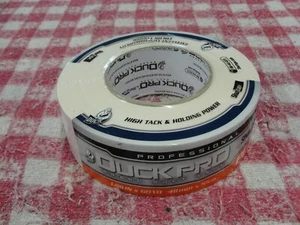 (1) Shurtape Duck Pro All-Purpose Duct Tape PC600 White 48mm x 55m 1.88 x 60yd - Picture 1 of 6