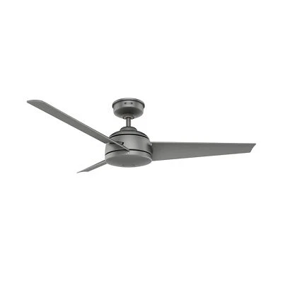 Hunter Fan Company 59608 Trimaran Ceiling Fan, 52, Matte Silver Finish - Image 1 of 4