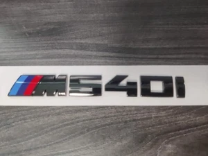 BMW M540i 540i Emblem für Heck Kofferraum Glanz Schwarz OEM+ - Bild 1 von 1