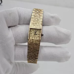 Vintage Benrus Citation Gold Tone Ladies Wrist Watch Quartz Elegant New Battery - Picture 1 of 10