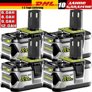 4x Batería 18V 8Ah para RYOBI One+ Plus Batería Litio Original RB18L50 P108 P104 - Imagen 1 de 21