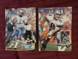 BECKETT FOOTBALL CARD MONTHLY - Lot of 2 Issues from SEPT OCT 1991