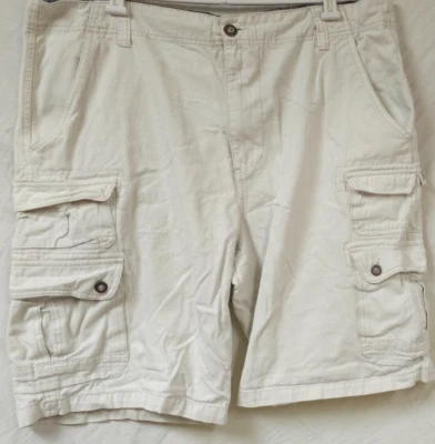 Pantalones Cortos De Colección Ocean Pacific OP Para Hombres Talla 40x11 Algodón Crema Caminata Peso Pesado Carga Foto 1 de 4