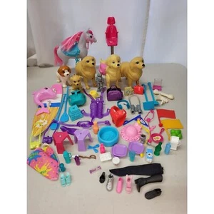 Lot of Barbie & Misc. Doll Accessories, Horse, Dogs, Etc. - Picture 1 of 12