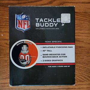 Denver Broncos 40" Inflatable Tackle Buddy / Punching Bag