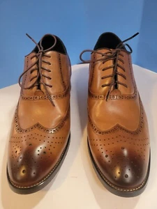 Mens Toto Wingtip Oxfords Size 12 Brown - Picture 1 of 7