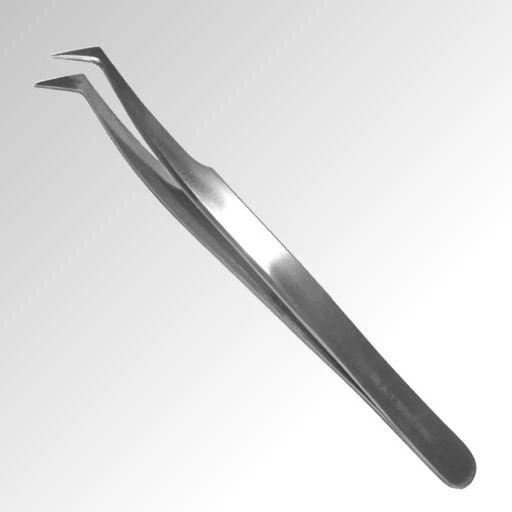 A1-ROSTFREI Pinzetten für Labor- Uhrmacher- Objektträger & Mikroskopie 11,5cm gebogen Nr.P7