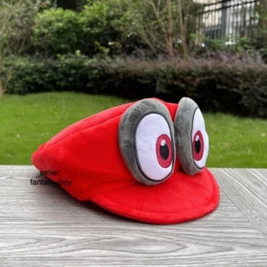 Super Mario Odyssey Cappy Hat Cosplay Plush Cap Costume Soft Toy Doll - Picture 1 of 3