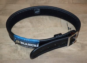 Bianchi Sam Browne 7960 | *NEW* Chrome Blk. Basketweave Duty Belt 2.25" Size 28 - Picture 1 of 6