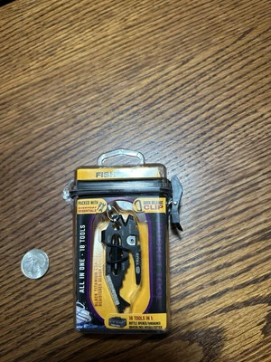 True Utility Fishface 18 Tools IN-1 Micro Multi-Tool with Waterproof Case New - Image 1 of 2