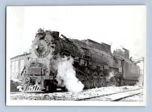 ORIG. BOSTON & MAINE 4-8-2 4114 PORTLAND, ME. 3.5X5 TRAIN PHOTO - Picture 1 of 2