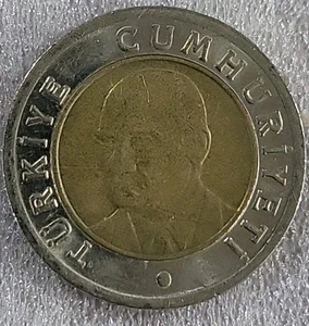 MONETA 1 LIRE NUOVA TURCHIA 2005 *B758 - Foto 1 di 3