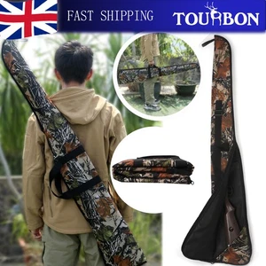 TOURBON Nylon Shotgun Case Hunting Game Tactical Gun Slip Bag Lightweight-Camo - Picture 1 of 24