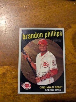 2008 Topps Heritage #C41 Brandon Phillips Chrome #/1959 - Image 1 of 2