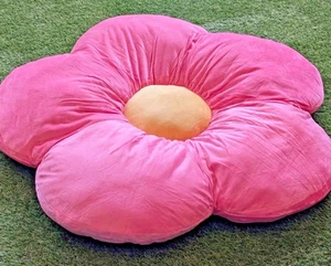 Neu. Staubsauger versiegelt. Butterfly Craze. Rosa Gänseblümchen. Bodenkissen. Große 35 Zoll. - Bild 1 von 3