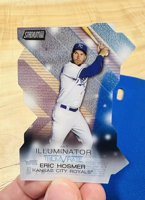 2015 Eric Hosmer Stadium Club Triumvirate Illuminator SSP Acetate Royals 🔥 - Image 1 of 3