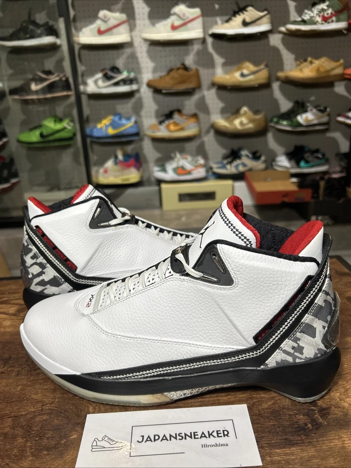 Talla 10.5 - Air Jordan 22 OG Blanco Rojo Universitario 315299-161 SIN CAJA DS DDP Foto 1 de 4