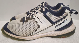 Sqairz Speed Mesh Blue White Waterproof & Sand-proof Golf Shoes Men's Size 13 - Picture 1 of 9