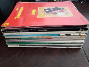 Vintage Klavier Konvolut Noten insgesamt 20 Lieder und Anleitung Weihnachten Annie - Bild 1 von 10