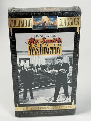 Mr. Smith Goes To Washington 1939 (VHS, 1993) SEALED James Stewart Jean Arthur Foto 1 de 4