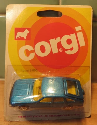CORGI JUNIORS - ROVER SD1 3500 - SEALED IN BLISTER ON CARD - Image 1 of 4