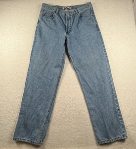 Jeans Levi's 550 uomo 35x32 (tag 36x32) blu denim vestibilità rilassata gamba dritta - Foto 1 di 8