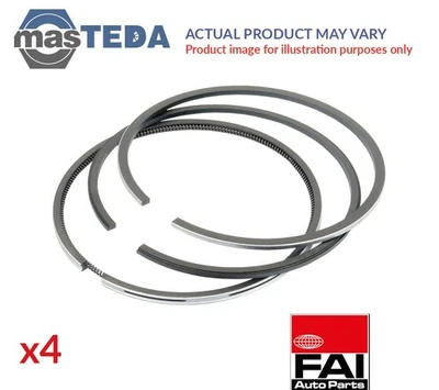 PR45-000 ENGINE PISTON RING SET FAI AUTOPARTS 4PCS 0MM FOR SUZUKI WAGON R - Image 1 of 4
