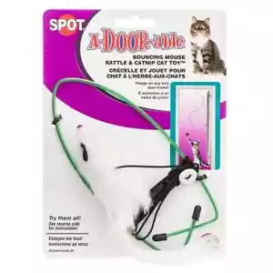Sonajero y hierba gatera ratón gatera Spot A-Door-A-Ble juguete - Imagen 1 de 1