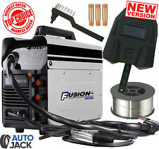Autojack Gasless MIG Welder with NON Live Torch Auto Wire Feed 130 Amp Welding