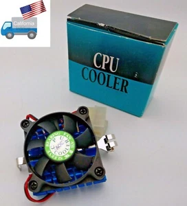 New AOC UL/CSA/TUV Approved CPU Cooler Fan for Intel Socket 7 / 370 Motherboard - Picture 1 of 6