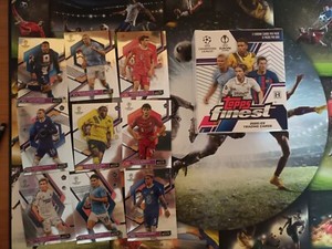 2022-23 TOPPS Finest UEFA Club Competitions Soccer UCC Base Cards