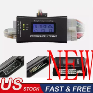 Power Supply Tester PC Computer LCD 20/24 PSU ATX BTX ITX SATA HDD Digital Pin 4 - Bild 1 von 9