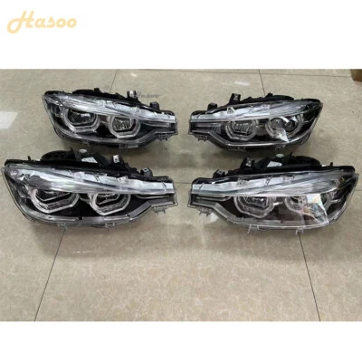 Conjunto de faros LED de BMW 320i f30 f35 juego de piezas de faros EE. UU. 2013-2019 OEM Foto 1 de 4